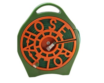 Invention Channel Hose Roll Vintage Retro Orange Green Pop Art 88611