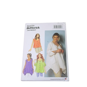 Butterick Pattern B6056 Ladies Plus Top Blouse 93185 L XL XXL