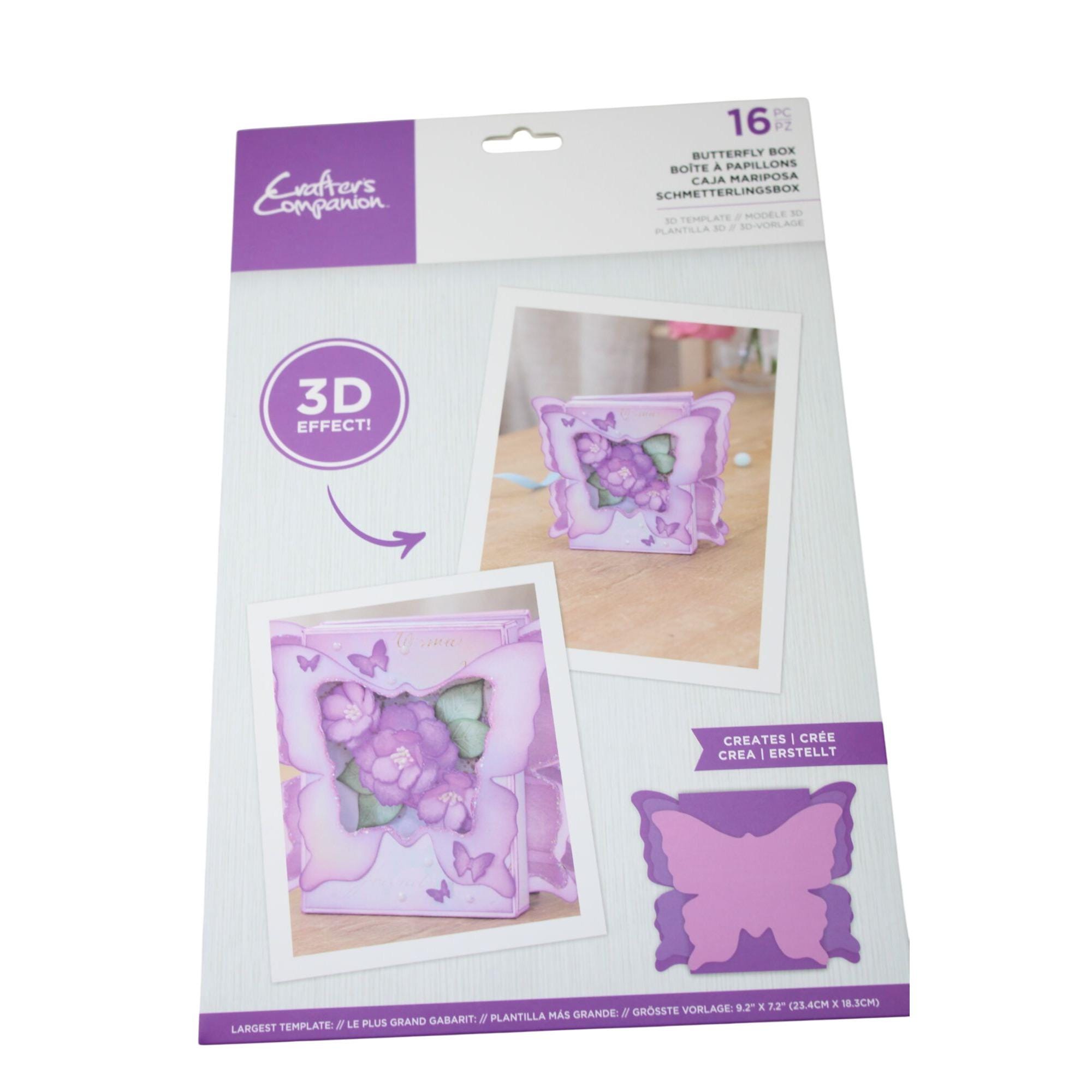 Crafters Companion Gemini Butterfly Box 92885 UNUSED Template - Etsy