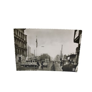 Berlin Germany Postcard Vintage 1950s 1960s US Army Checkpoint 88683