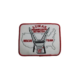 Lukas Training Center Rescue Team Patch Jaws of Life Instructor Patch 88001