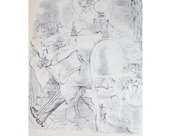 George Grosz Print The General Vintage 1939 77436