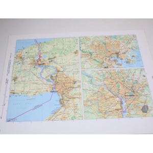 Buffalo Niagara Falls Baltimore Washington DC Cleveland Pittsburgh Karte 92473
