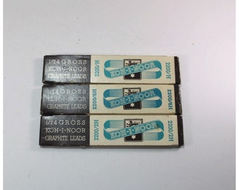 3 Vintage Packages Koh I Noor Graphic Leads 2200/H 54408