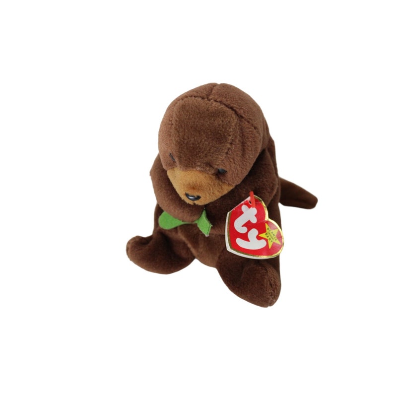 TY Beanie Babies Seaweed Otter W/ Hang Tag 1995 ERRORS 66922 Etsy