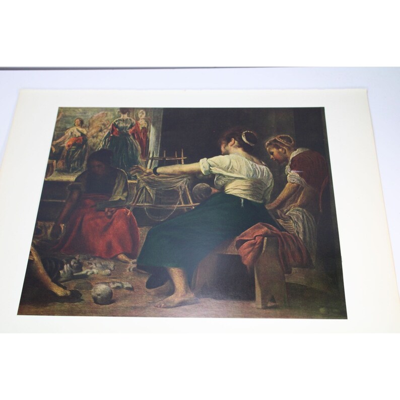 Diego Velazquez Print the Spinners Fable of Arachne Vintage 89001 Etsy