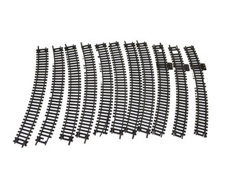 HO Scale Railroad Train Tracks Granate 9" Curva Vintage 90866