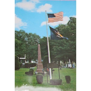 Francis Bellamy Grave Postkarte Rom NY Vintage 54678