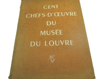 Chef's D' Oeuvre Du Musee Louvre II Francaise HC 1952 Paris French