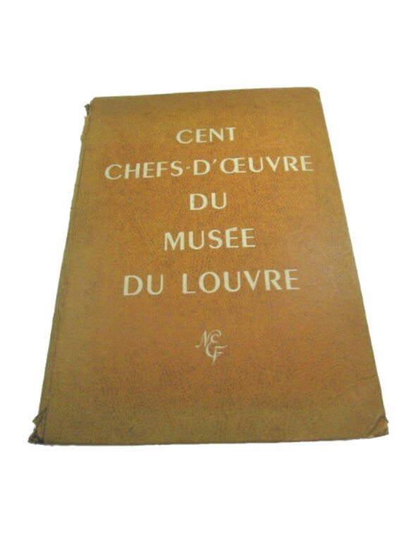 Chef's D' Oeuvre Du Musee Louvre II Francaise HC 1952 Paris French