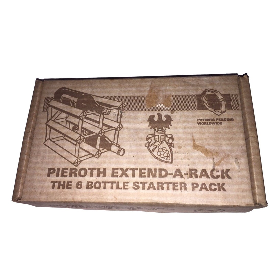 Vintage Pieroth 6 Bottle Wine Rack Extend a Rack Starter Pack 20591 Etsy