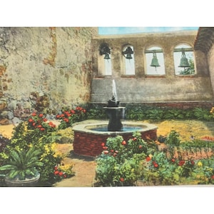 Vintage Mission San Juan Capistrano CA briefkaart briefkaart 24896