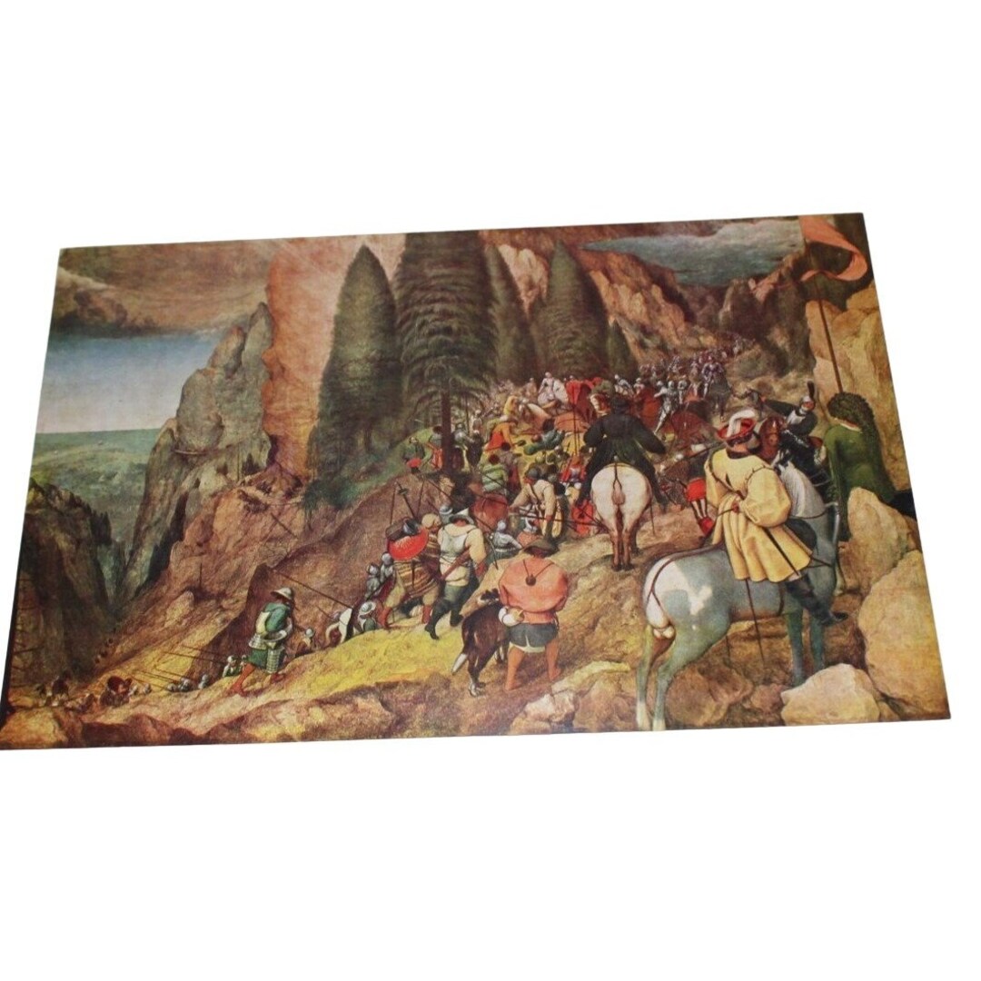 Pieter Bruegel Print the Conversion of Saul Vintage 89072 Elder ...