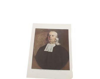 Robert Feke The Reverend Thomas Hiscox Print Vintage 94296