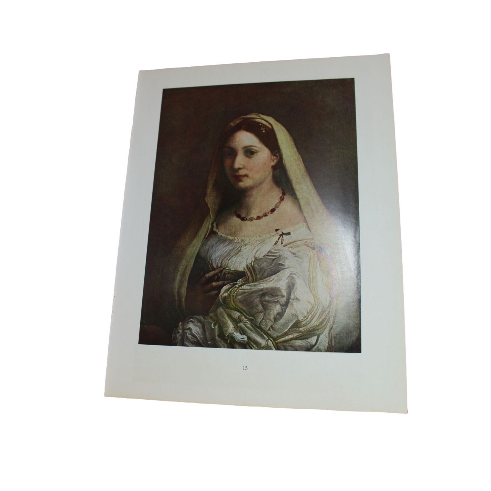 Raphael Print La Donna Velata Vintage 54638 - Etsy