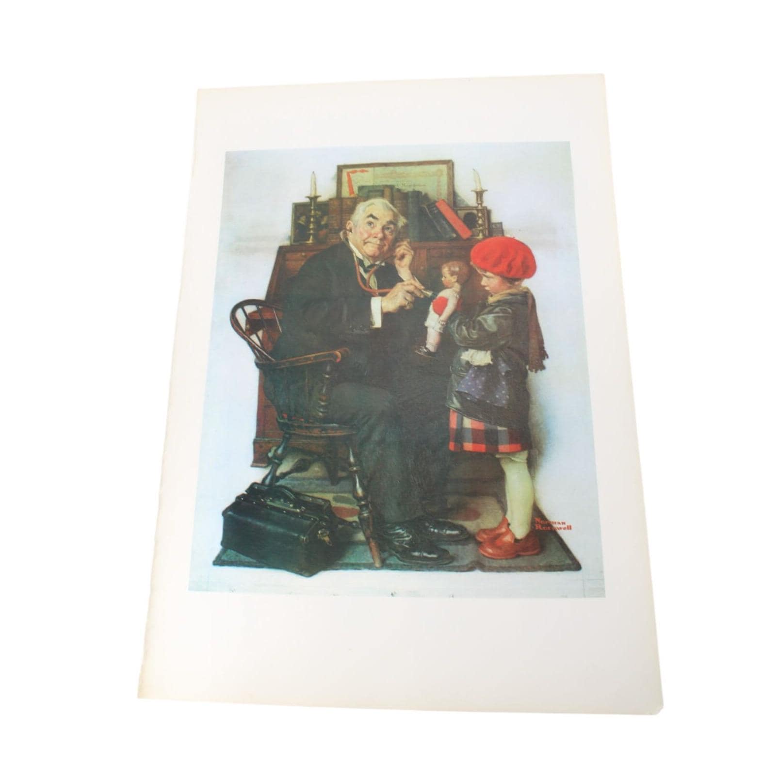 Norman Rockwell Doctor and Doll Print - Etsy