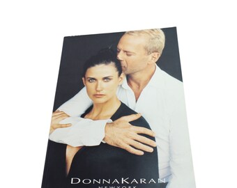 1996 Donna Karan Look Book Bruce Willis Demi Moore Brochure Vintage 90457