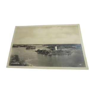 Carte postale vintage Stegeborg Suède 33665 Château