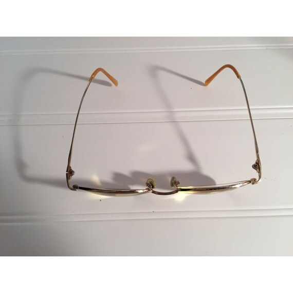 Vintage Eyeglasses Eye Glasses Goldtone 20381 - image 2