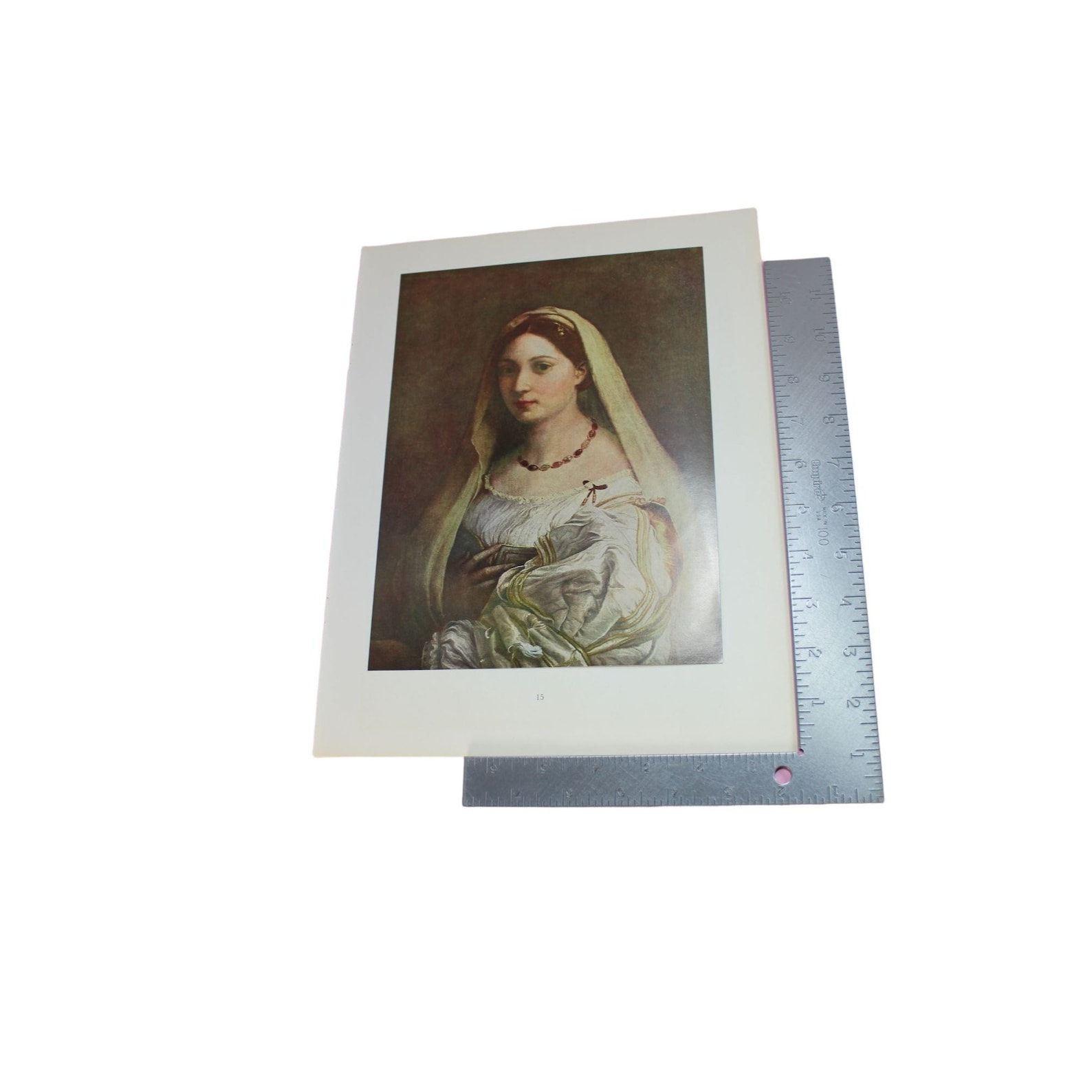 Raphael Print La Donna Velata Vintage 54638 - Etsy