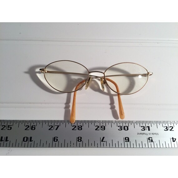 Vintage Eyeglasses Eye Glasses Goldtone 20381 - image 5