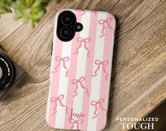 Personalized Coquette Tough Phone Case Gifts for Her, Bride, Bridesmaids, Bride to Be, Birthday, Coquette Case iphone, samsung, pixel case