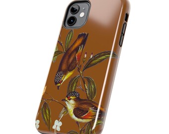 Tough Phone Case for  iPhone 16, Pro, 13, 15,11, Gift For Nature Garden  Bird Lovers, Protective Phone Cover Gift for Christmas best friend