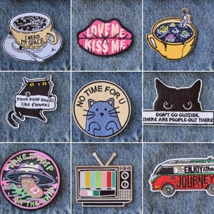 Gay Pride Flag Yin And Yang Cat Paw Print Patch Embroidered Badge Applique Iron Sew O Russian Flag - Foto 6