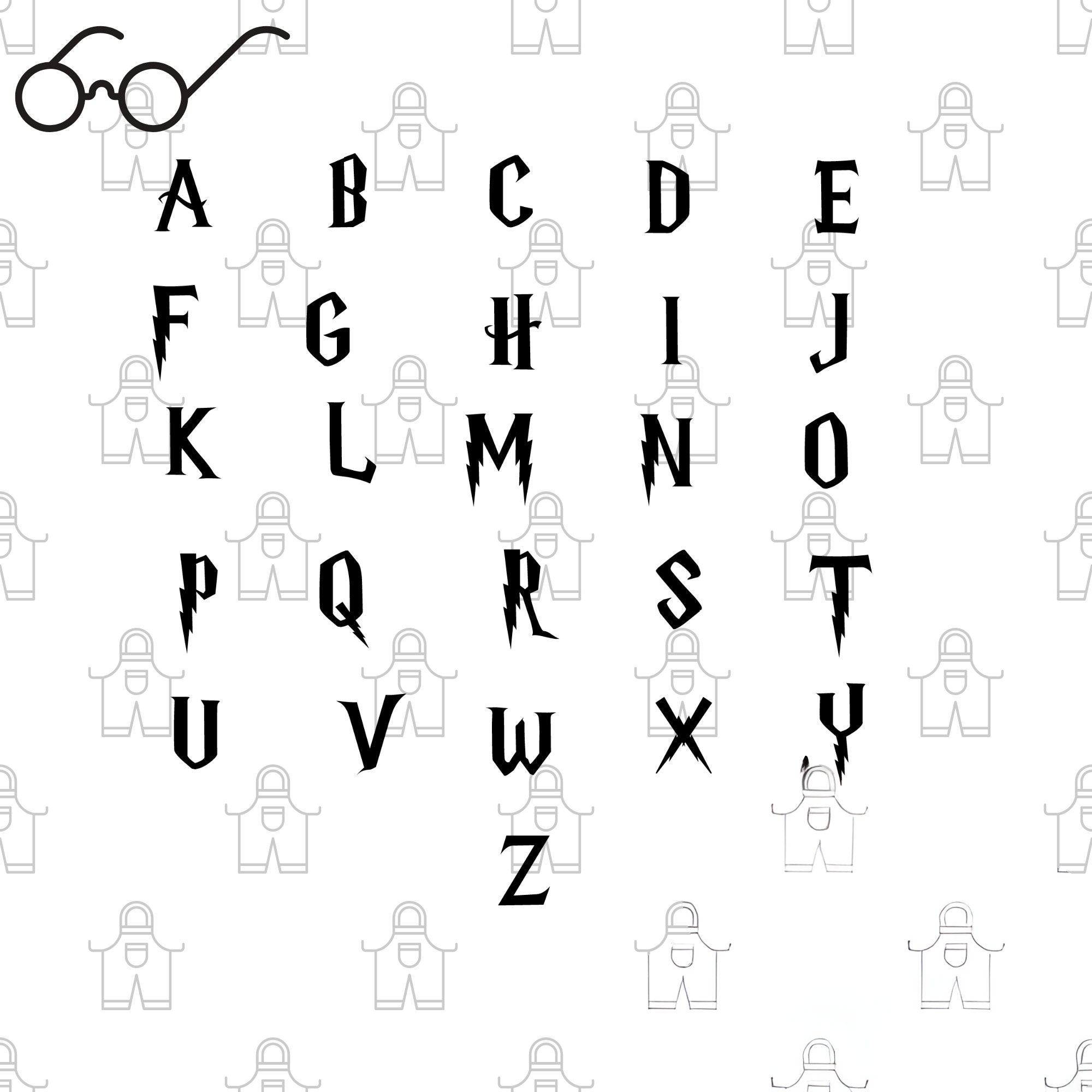 Potter Font SVG, Wizard Font Svg, Halloween Font Svg, Magic Wizard Svg ...