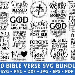 Bible Verse SVG, PNG Bundle, Christian Svg Bundle, Religious Quote Svg Bundle, Waymaker Svg Bundle, Scripture Svg, Faith Svg, Jesus Svg