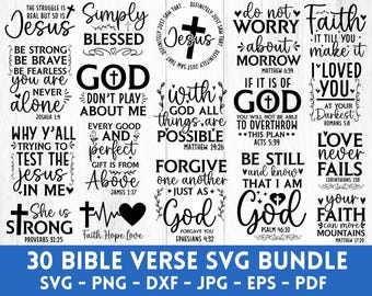 Bible Verse SVG, PNG Bundle, Christian Svg Bundle, Religious Quote Svg Bundle, Waymaker Svg Bundle, Scripture Svg, Faith Svg, Jesus Svg