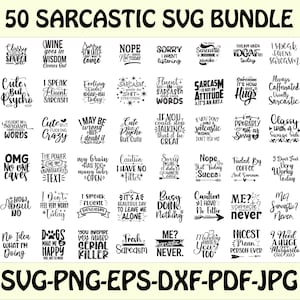 Sarcastic SVG Bundle, Sarcastic Svg, Sarcasm Svg Bundle, Sarcastic Sayings Svg Bundle, Sarcasm svg, Funny Quotes Svg Bundle,Funny Svg Bundle