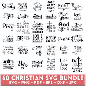Christian SVG Bundle, Scripture Svg, Bible Verse SVG, Waymaker Svg, Faith Svg Bundle, Religious Svg Bundle, Jesus Svg, Christian Png Bundle
