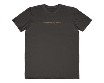 Camiseta Beast Mode Activated / Camiseta ligera de moda para hombre
