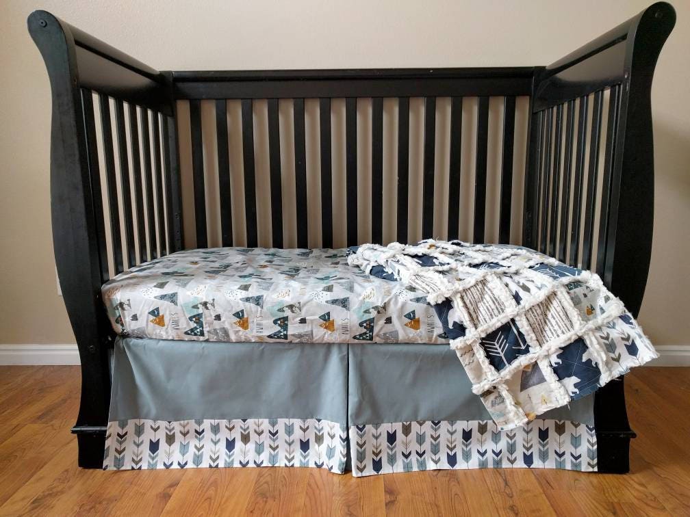 Adventure awaits top crib sheet