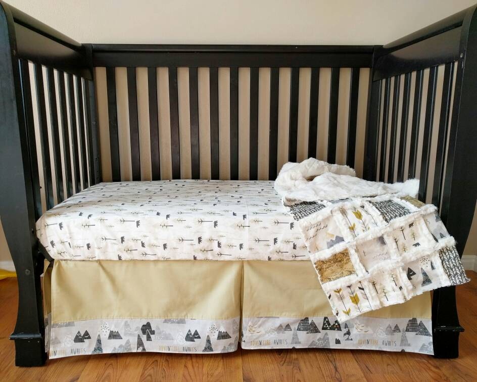adventure awaits crib sheet
