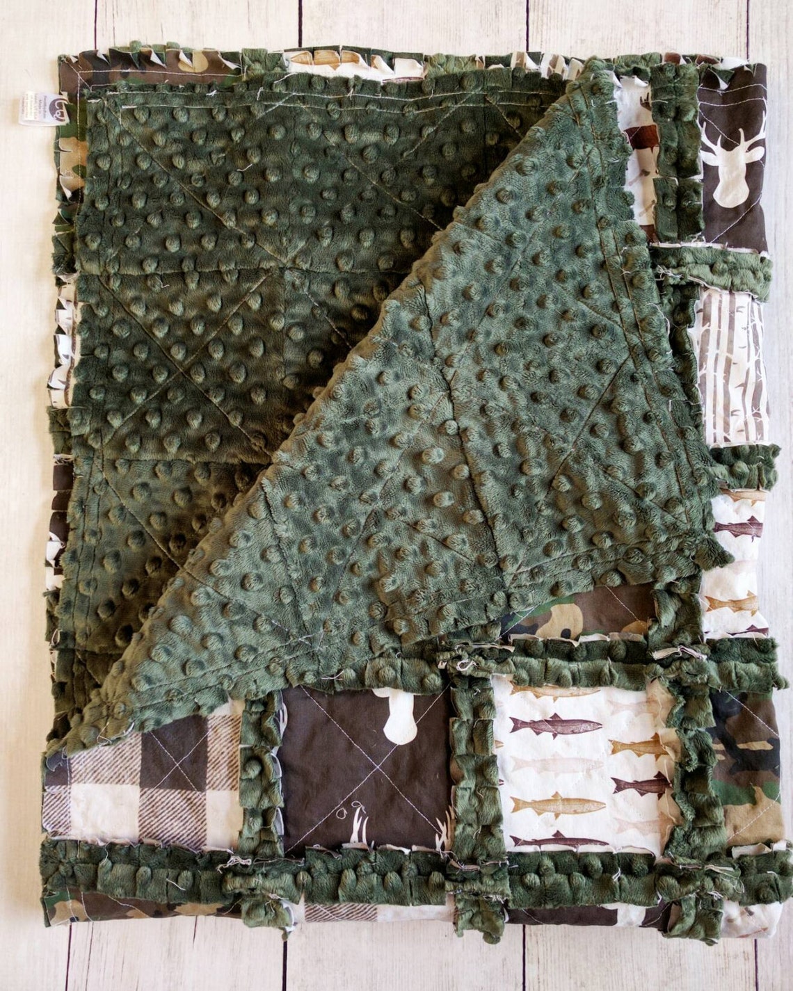Camo Quilt Camoflauge Bedding Rustic Baby Bedding Rustic Etsy