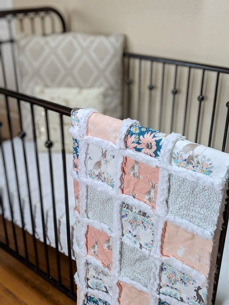 Modern Baby Minky Blanket Black and White Nursery Monochrome Baby Blanket Modern Nursery Monochrome Nursery Tipi and Cactus Minky Blanket