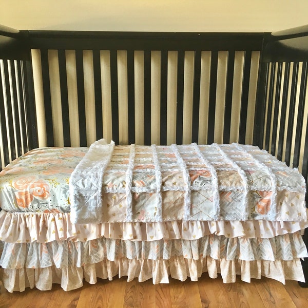 Gold Crib Bedding Etsy