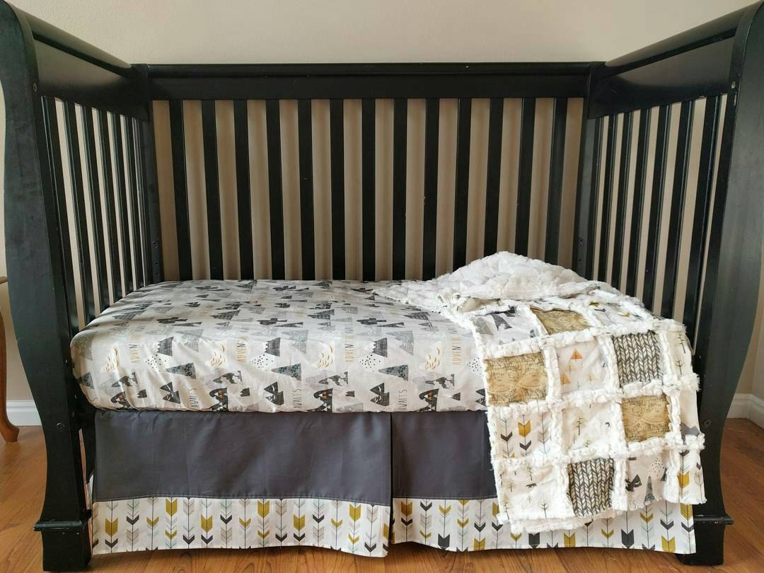 adventure awaits crib bedding set