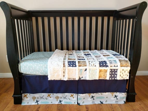 plane crib set