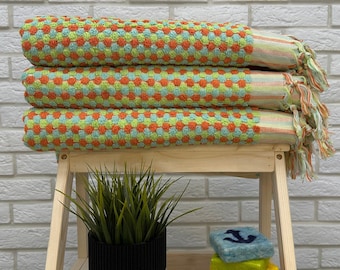 Organic Turkish Towel for Beach Sand Free, Personalized Turkish Towel, Bath Towel, Beach Towel, Hammam Towel, Cotton Towel, Bathroom Towel