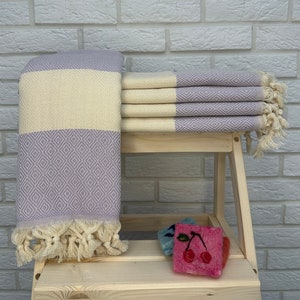 Turkish Towel 40X70&quot;, Handmade Cotton Towel, Turkish Bath Towel, Bridesmade Personalized Gift Towel, Hamam Towel, Turkish Beach Towel