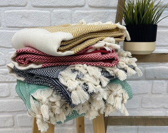 Organic Turkish Towel for Beach Sand Free, Personalized Turkish Towel, Bath Towel, Beach Towel, Hammam Towel, Cotton Towel, Bathroom Towel