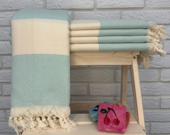 Asciugamano turco 40X70", asciugamano in cotone fatto a mano, asciugamano da bagno turco, asciugamano regalo personalizzato fatto a mano dalla sposa, asciugamano Hamam, asciugamano da spiaggia turco