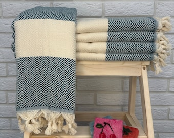 Asciugamano turco 40X70", asciugamano in cotone fatto a mano, asciugamano da bagno turco, asciugamano regalo personalizzato fatto a mano dalla sposa, asciugamano Hamam, asciugamano da spiaggia turco