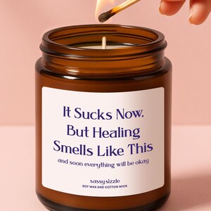 Sympathy Gift Loss Candle Cheer Up Grief Recovery Candle Thinking Of You Present Healing Candle Gift For Friend Get Well Soon Breakup Decor