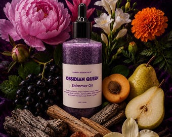 Olio corpo idratante Obsidian Queen di Karafa Essentials