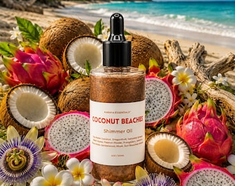 Olio corpo Coconut Beaches di Karafa Essentials