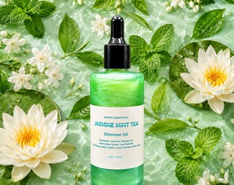 Olio corpo idratante al tè di gelsomino e menta di Karafa Essentials